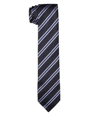Macroarmature Pattern Silk Tie
