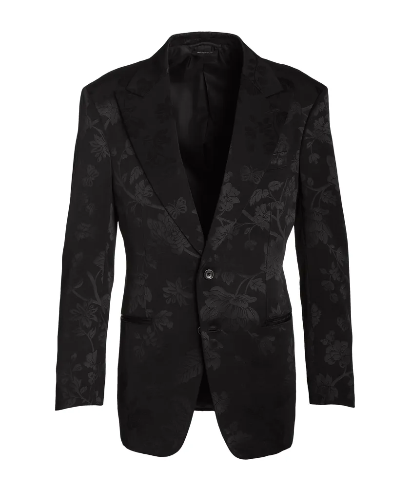 Cooper Peony Jacquard Cocktail Jacket