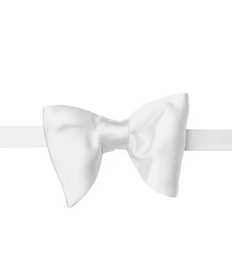 Solid Silk Large Bow Tie