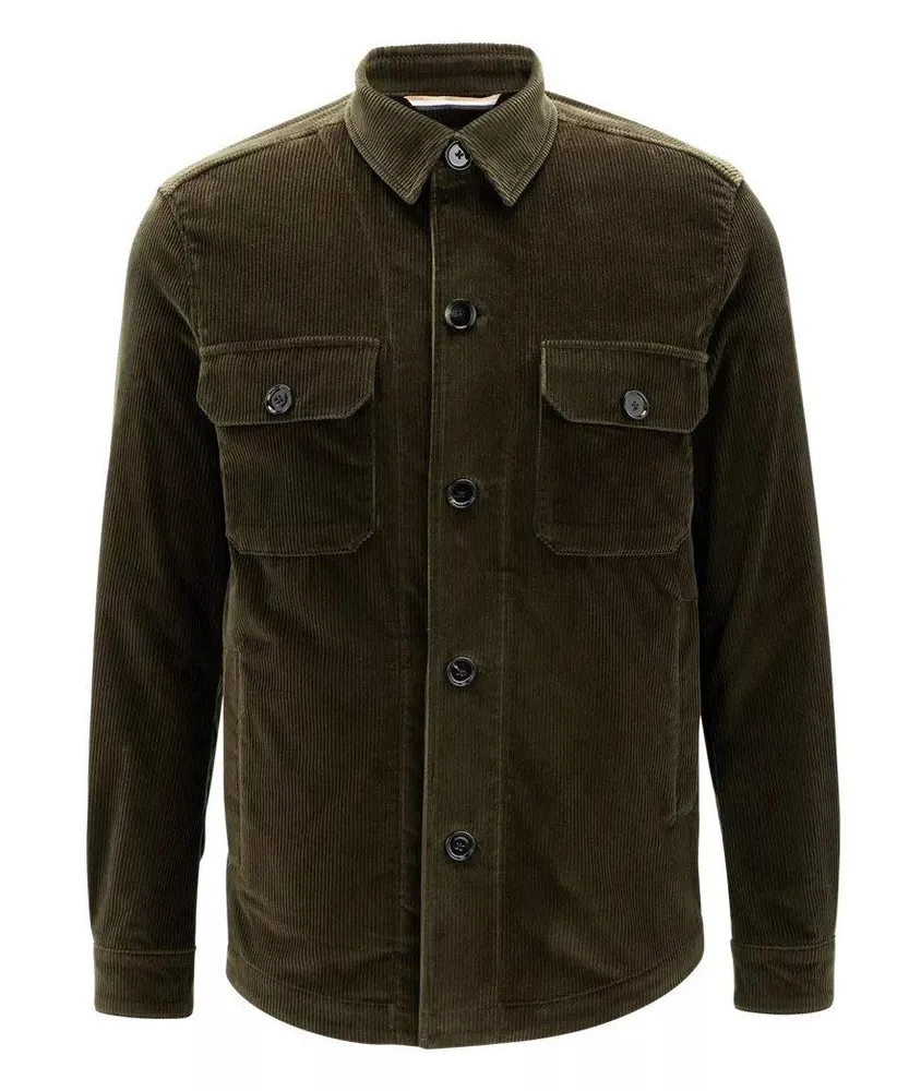 Corduroy Stretch-Cotton Overshirt