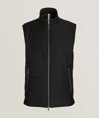Mariano Light Frame Wool-Blend Quilted Vest