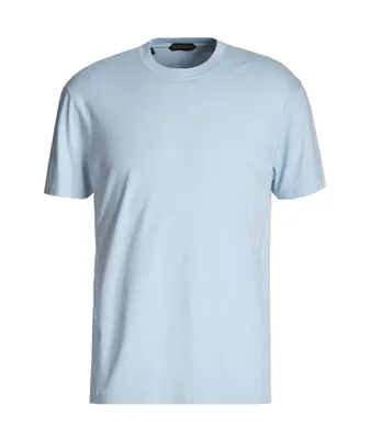 Short-Sleeve Lyocell-Cotton T-Shirt