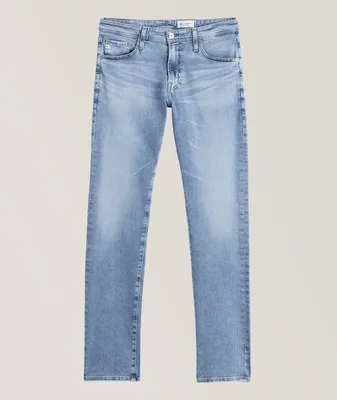 Everett Slim-Straight Cotton Blend Jeans