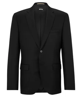 Single-Breasted Virgin-Wool Serge Sport Jacket