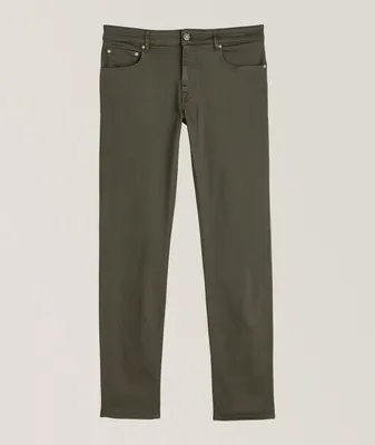 Jazz Five-Pocket Style Stretch-Cotton Jeans