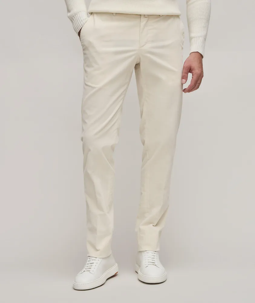 Slim-Fit Corduroy Stertch-Cotton Pants