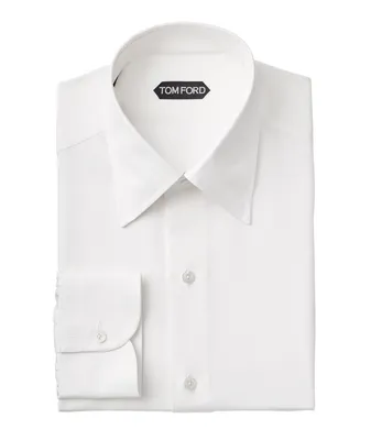 Tom Ford Slim Fit Silk Dress Shirt | Square One