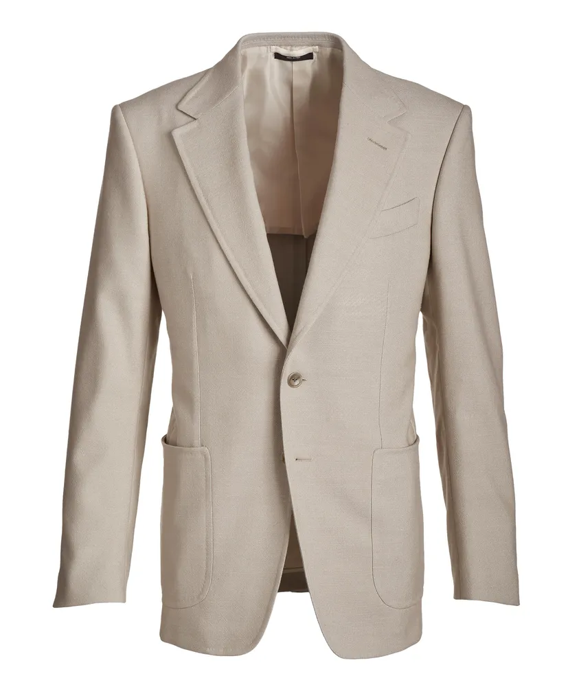 Tom Ford + Shelton Silk-Wool-Mohair Sports Jacket | Yorkdale Mall