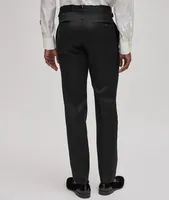 Wool-Mohair-Satin Formal Tuxedo Pants