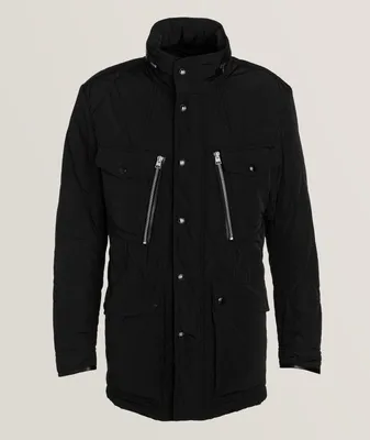 Ottoman Quilted Technical Fabric Field Jacket