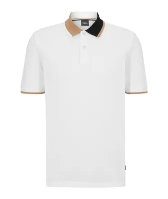 Colourblock Cotton Piqué Polo