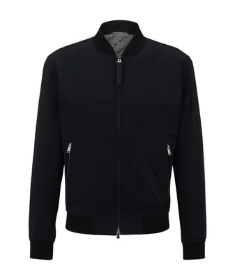 Slim-Fit Stretch Jersey Sport Jacket