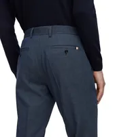 Slim-Fit Mélange Wool Blend Dress Pants