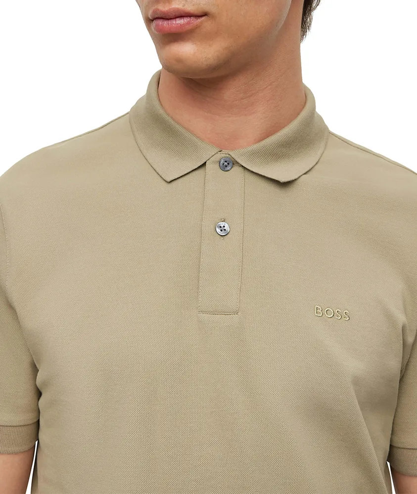 hugo boss pima cotton polo shirt