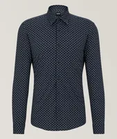 Neat Stretch-Fabric Sport Shirt