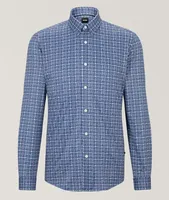 Weaved Performance-Stretch Fabric Sport Shirt