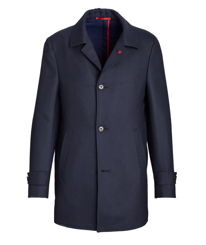 Paul & Shark Wool-Cashmere Blend Peacoat, Coats