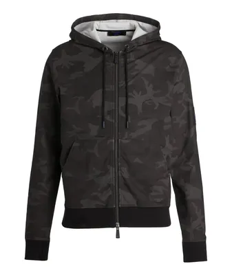 KNT Camouflage Zip-Up Hooded Sweater