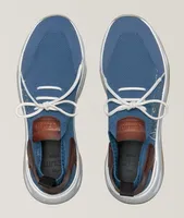 Shadow Knit And Leather Sneakers