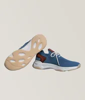Shadow Knit And Leather Sneakers