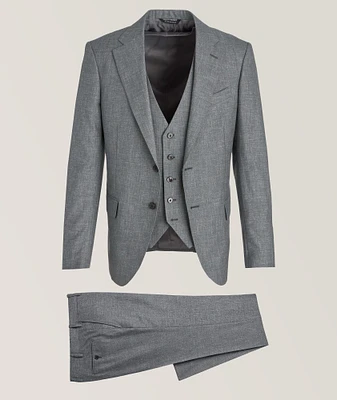 Mélange Three-Piece Suit