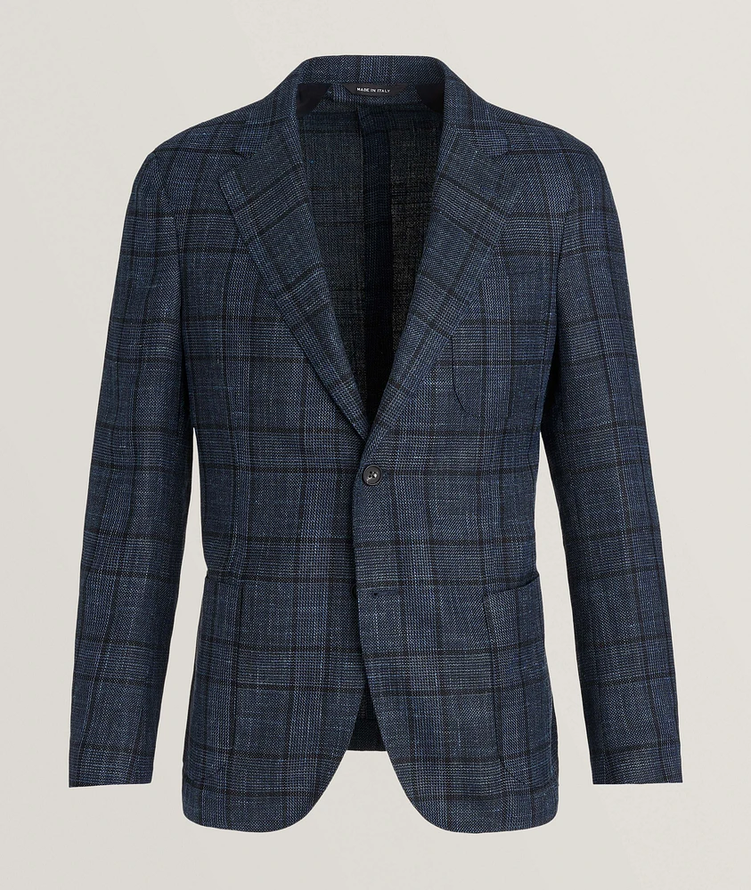 Tonal Large Plaid Virgin Wool