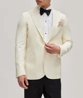 Crepe Virgin Wool Tuxedo Jacket