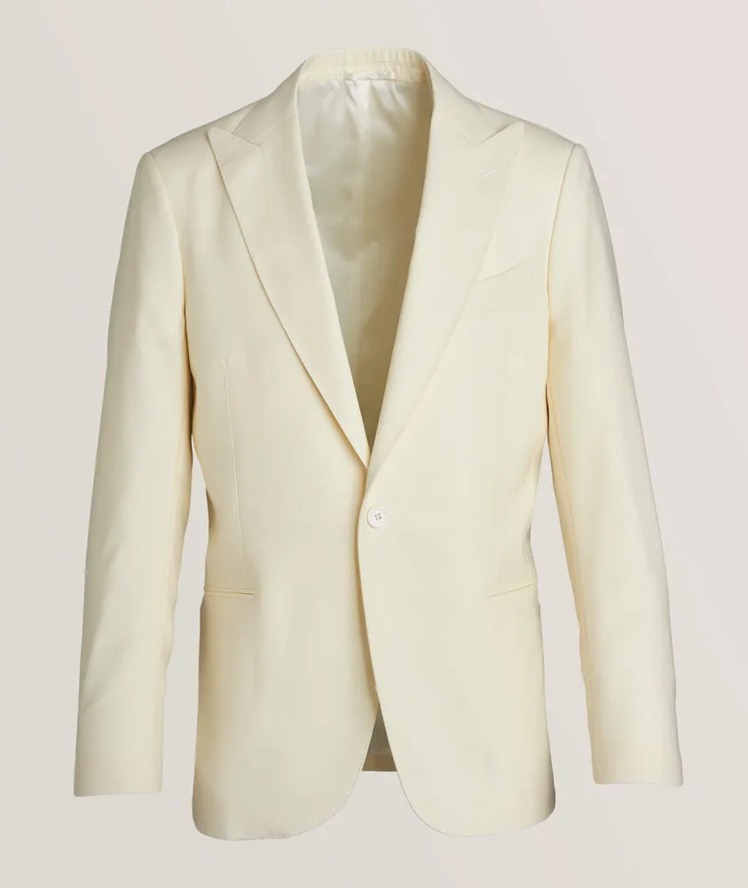 Crepe Virgin Wool Tuxedo Jacket