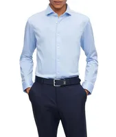 Cotton-Blend Dress Shirt