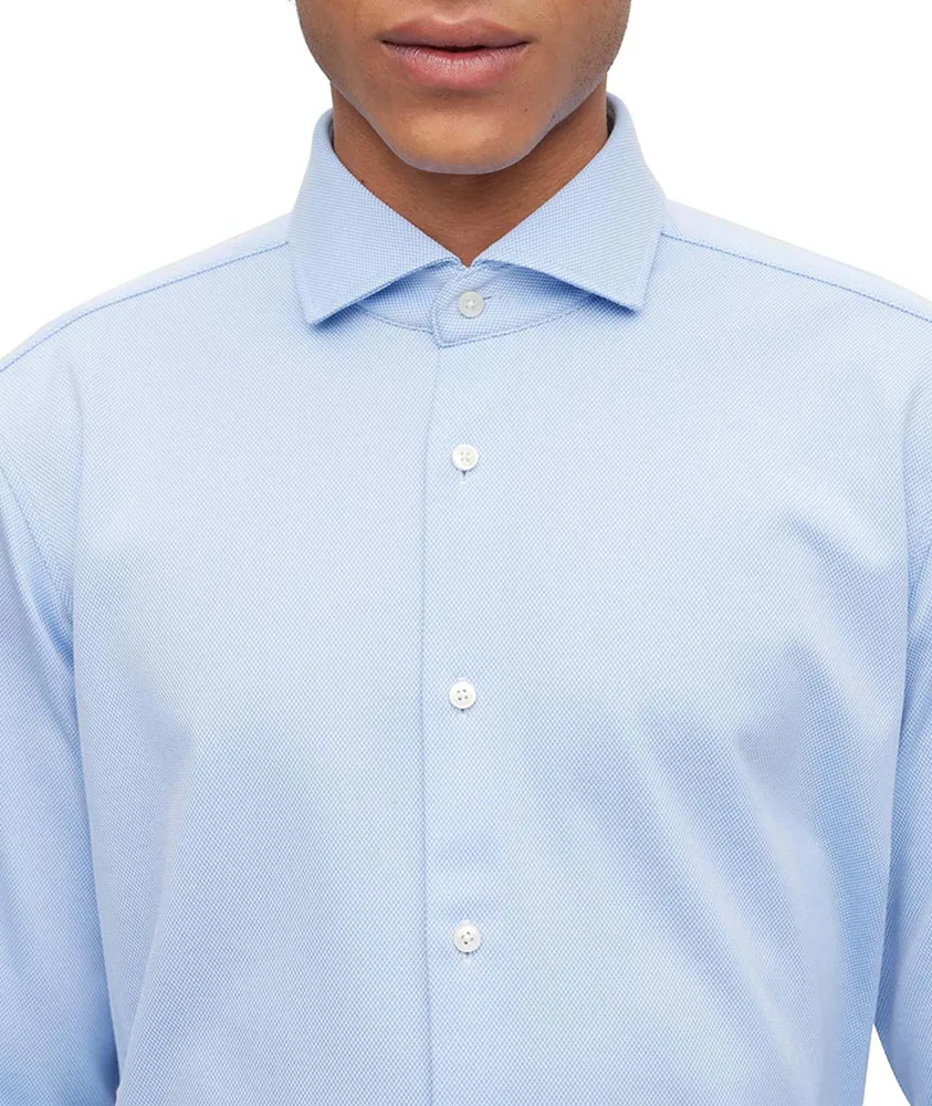 Cotton-Blend Dress Shirt