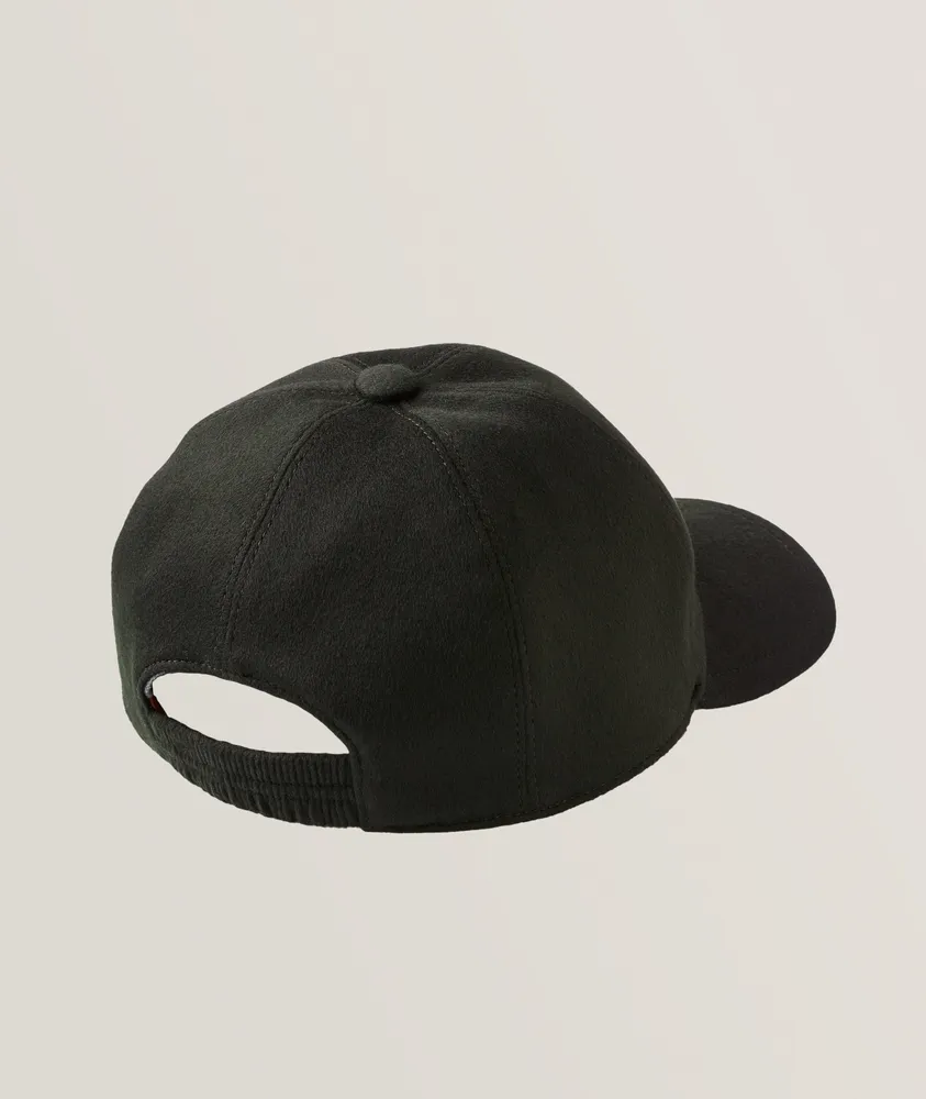 Dark Grey Oasi Cashmere Baseball Cap