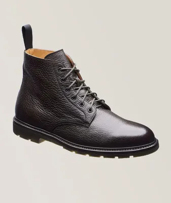 Deerskin Leather Lace-Up Boots