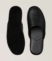 Leather Travel Slippers