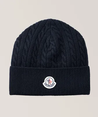 Ribbed Wool-Cashmere Beanie 