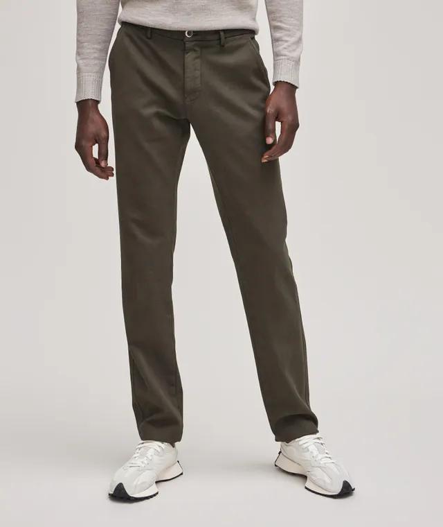 Mason's Slim-Fit Torino Jersey Stretch-Cotton Pants