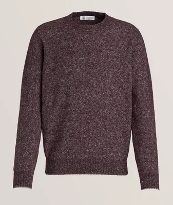 Mélange Alpaca Wool-Cotton Sweater