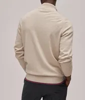 Quarter-Zip Cashmere Sweater