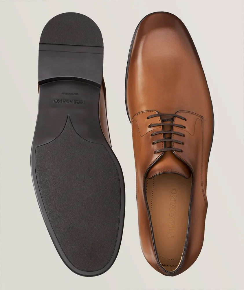 Fosco Lace-Up Leather Derbies