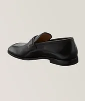 Florio Burnished Leather Loafers