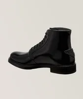Spazzolato Leather Boots