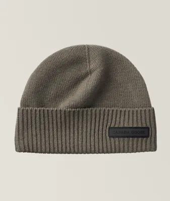 Emblem Patch Merino Wool Toque 