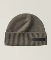 Emblem Patch Merino Wool Toque 