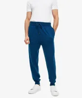 Drawstring Cashmere Jersey Track Pants