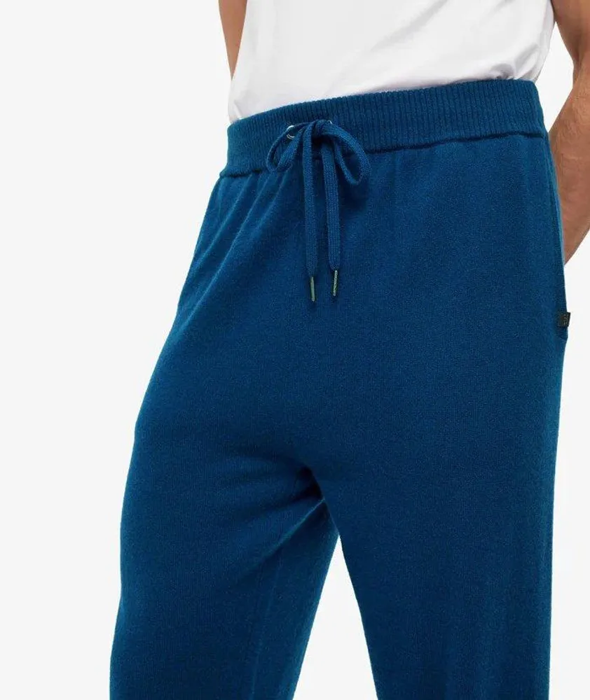 Drawstring Cashmere Jersey Track Pants