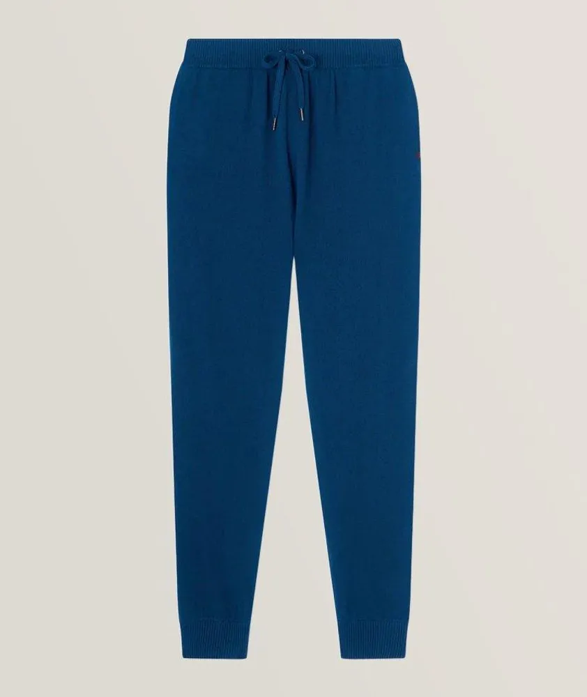 Drawstring Cashmere Jersey Track Pants