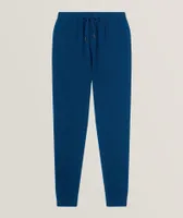 Drawstring Cashmere Jersey Track Pants