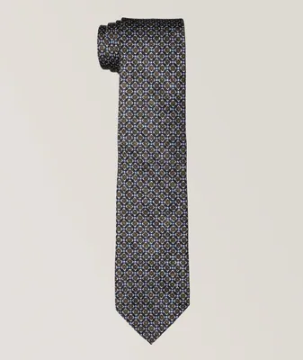 Neat Pattern Silk Tie
