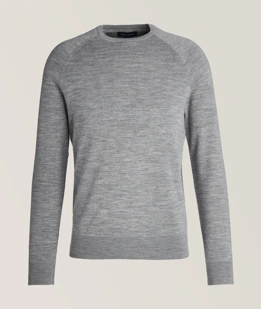 Brushed Double-Faced Merino Wool-Blend Sweater