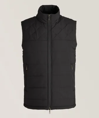 Quilted Technical Stretch Fabric Vest