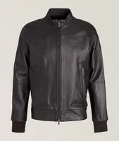 Leather Bomber Jacket